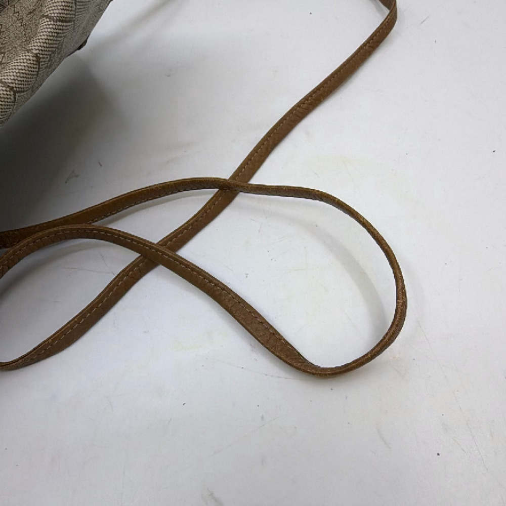 Dior Vintage Honeycomb Beige Canvas Crossbody Bag - Picture 8 of 8